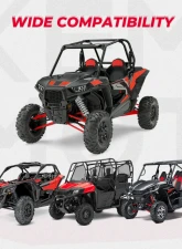 Kemimoto UTV Shotgun Holder 1.75" 2" Roll Bars Ski Rack Bow Rack 2pc                                     - B0111-00401 - Image 8