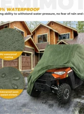 Kemimoto 420D Heavy Duty Vehicle UTV Storage Cover Polaris RZR XP S 1000 / 900 Ranger                                     - B0111-00903GR - Image 5
