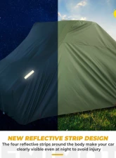Kemimoto 420D Heavy Duty Vehicle UTV Storage Cover Polaris RZR XP S 1000 / 900 Ranger                                     - B0111-00903GR - Image 6