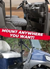 Kemimoto UTV Shotgun Floor Vertical Mount Holder                                     - B0111-01902BK - Image 7