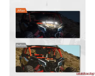 Kemimoto Shock Tower Light Bar Mount Can-Am Maverick X3 - B0111-03501BK