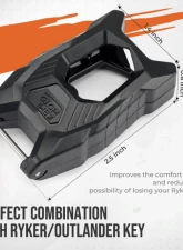 Kemimoto Sporty Ignition Key Cover Fob Holder Key Shell Accessories Ryker / Outlander                                     - B0111-06602BK - Image 4