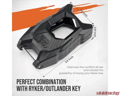 Kemimoto Sporty Ignition Key Cover Fob Holder Key Shell Accessories Ryker / Outlander - B0111-06602BK