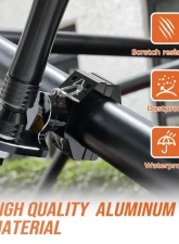 Kemimoto UTV Aluminum Adjustable Quick Flag Mount1.75"-2" Roll Bar 1pc                                     - B0111-09101BK - Image 5