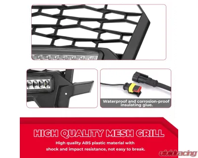 Kemimoto Front Lower Mesh Grill Polaris RZR XP 1000 /900 - B0111-09301BK