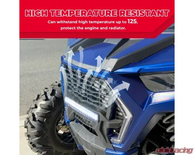 Kemimoto Front Lower Mesh Grill Polaris RZR XP 1000 /900 - B0111-09301BK