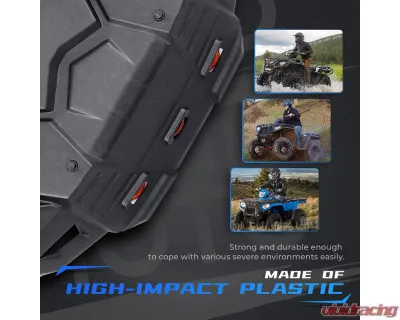 Kemimoto ATV Front Basket Polaris Sportsman - B0111-09501BK