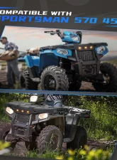 Kemimoto ATV Front Basket Polaris Sportsman                                     - B0111-09501BK - Image 7