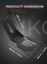 Kemimoto 4PCS Tie Down Brackets Hooks Can Am Maverick X3                                     - B0111-10201BK - Image 7