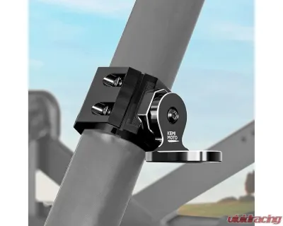 Kemimoto UTV Pro- Flag Mount Whip Light Adjustable Whip Mounting Bracket - B0111-10601BK