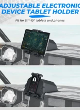 Kemimoto Electric Device Tablet Holder Polaris General 1000 2016-2023                                     - B0111-11601BK - Image 2