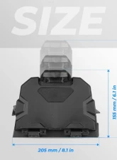 Kemimoto Electric Device Tablet Holder Polaris General 1000 2016-2023                                     - B0111-11601BK - Image 6