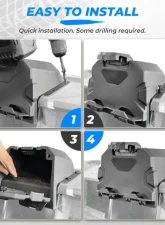 Kemimoto Electric Device Tablet Holder Polaris General 1000 2016-2023                                     - B0111-11601BK - Image 7