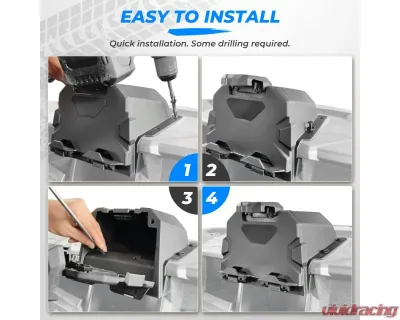Kemimoto Electric Device Tablet Holder Polaris General 1000 2016-2023 - B0111-11601BK