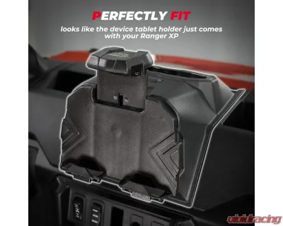 Kemimoto Tablet Holder Electric Device GPS Mount Polaris Ranger 2018-2023 - B0111-11701BK