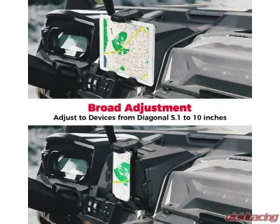Kemimoto Electric Device Tablet Holder Can am Defender Max HD10 | HD8 | HD5 - B0111-13001BK