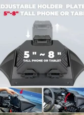 Kemimoto Electric Device Tablet Holde rCFMOTO Zce 950 HO Sport / HO EX / Sport                                     - B0111-13101BK - Image 4