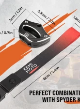 Kemimoto Key Holder w/ Lanyard Can-Am Spyder                                     - B0111-13501BK - Image 2
