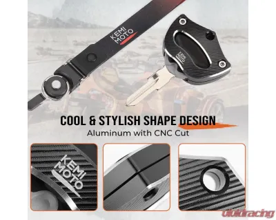 Kemimoto Key Holder w/ Lanyard Can-Am Spyder - B0111-13501BK