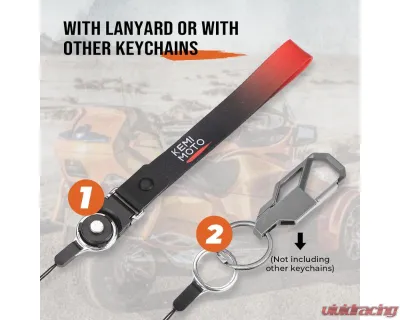 Kemimoto Key Holder w/ Lanyard Can-Am Spyder - B0111-13501BK