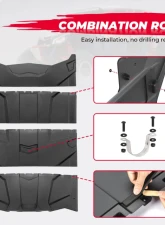 Kemimoto Combination Hard Roof Top Can-Am Maverick X3 Max                                     - B0112-00702BK - Image 3