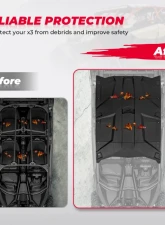 Kemimoto Combination Hard Roof Top Can-Am Maverick X3 Max                                     - B0112-00702BK - Image 5