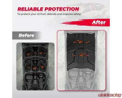 Kemimoto Combination Hard Roof Top Can-Am Maverick X3 Max - B0112-00702BK