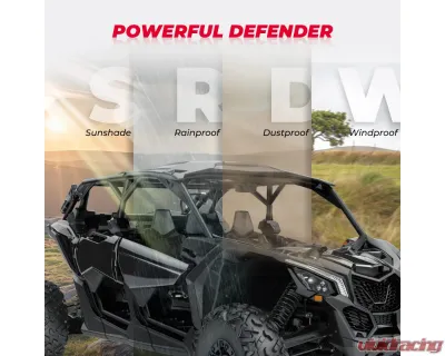 Kemimoto Combination Hard Roof Top Can-Am Maverick X3 Max - B0112-00702BK