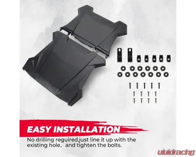 Kemimoto Plastic Hard Roof Roof Top 4 Seater Polaris RZR XP 4 1000 / XP 4 Turbo / 4 900 / S 4 1000 2014-2023 - B0112-02701BK