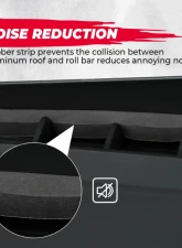 Kemimoto Plastic Hard Roof Roof Top 4 Seater Polaris RZR XP 4 1000 / XP 4 Turbo / 4 900 / S 4 1000 2014-2023                                     - B0112-02701BK - Image 6