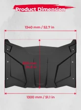 Kemimoto Plastic hard Roof Can-Am Maverick X3                                     - B0112-03301BK - Image 5