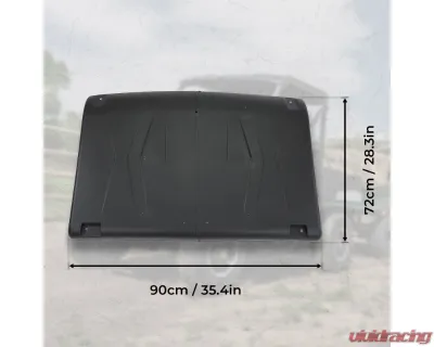 Kemimoto Plastic Hard Roof Top Polaris Ranger Mid Size 570 / 500 / EV / ETX 1000 2015-2022 - B0112-03501BK