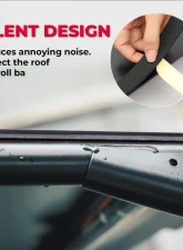 Kemimoto Aluminum Roof Top CFMOTO Zce 950 SPORT / HO SPORT / HO EX 1000 SPORT                                     - B0112-04101BK - Image 5