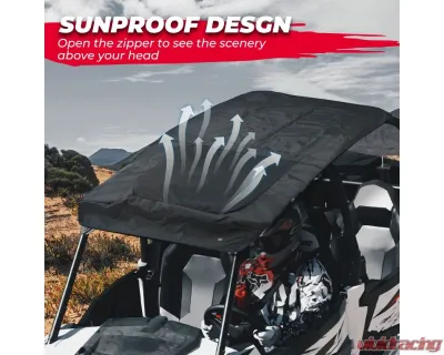 Kemimoto Black Roof4 Seater Polaris RZR PRO XP 4 2020-2023 - B0112-04301BK