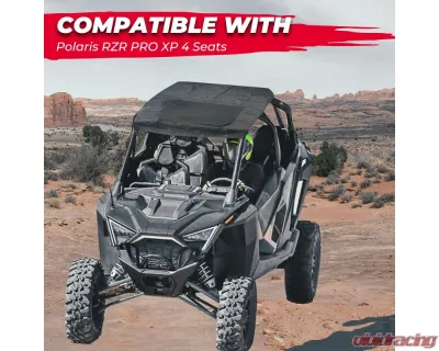 Kemimoto Black Roof4 Seater Polaris RZR PRO XP 4 2020-2023 - B0112-04301BK