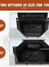 Kemimoto Cargo Box / 73 QT Rear Storage Bed Box Polaris RZR PRO XP/4 2020-2023                                     - B0113-05401BK - Image 4