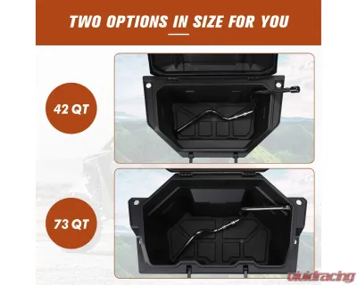 Kemimoto Cargo Box / 73 QT Rear Storage Bed Box Polaris RZR PRO XP/4 2020-2023 - B0113-05401BK