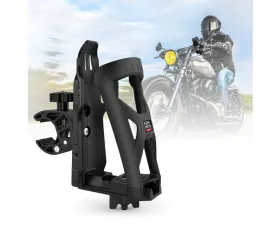 Kemimoto Upgraded Drink Bike Water Bottle Holder Speaker Mount w/ 0.6