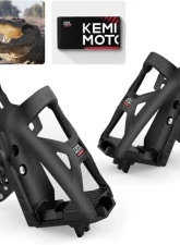 Kemimoto Upgraded Drink Bike Water Bottle Holder Speaker Mount w/ 0.6"-1.75" Metal Clamp                                     - B0113-06702BK - Image 2