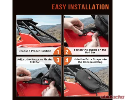 Kemimoto UTV Drive Belt Storage Bag - B0113-08301BK