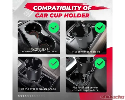 Kemimoto Cup Holder Universal - B0113-08403BK