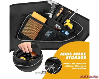 Kemimoto Rear Door Bags Polaris RZR PRO XP 4 2020+ - B0113-09001BK