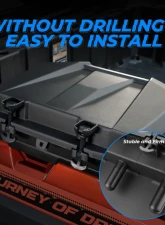 Kemimoto Plastic Materials Tool Box Polaris Ranger                                     - B0113-09601BK - Image 2