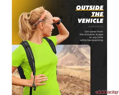 Kemimoto Updated Storage | Cargo Bag w/ Two Hydration Backpacks Polaris RZR PRO XP / 4 2020-2023 - B0113-10501BK