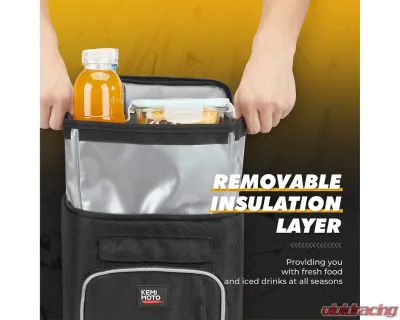 Kemimoto Updated Storage | Cargo Bag w/ Two Hydration Backpacks Polaris RZR PRO XP / 4 2020-2023 - B0113-10501BK