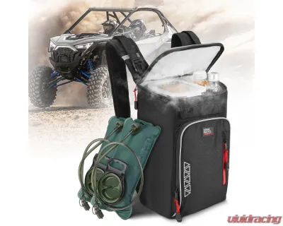 Kemimoto Updated Storage | Cargo Bag w/ Two Hydration Backpacks Polaris RZR PRO XP / 4 2020-2023 - B0113-10501BK