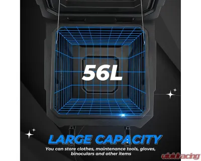 Kemimoto UTV Storage Box 56L Honda Talon 1000X / 1000R / 1000X-4 2019-2022 - B0113-11001BK