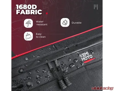 Kemimoto Lower Door Storage Bag Upgraded 1680D Polaris RZR - B0113-11201BK