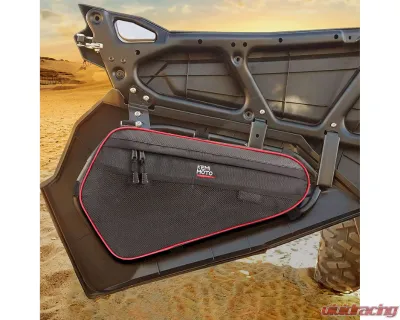 Kemimoto Lower Door Storage Bag Upgraded 1680D Polaris RZR - B0113-11201BK