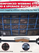 Kemimoto Upgrade Ceiling Cargo Net Pockets RZR                                     - B0113-13401BK - Image 2